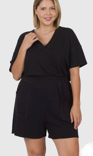 Raven Romper(plus size)