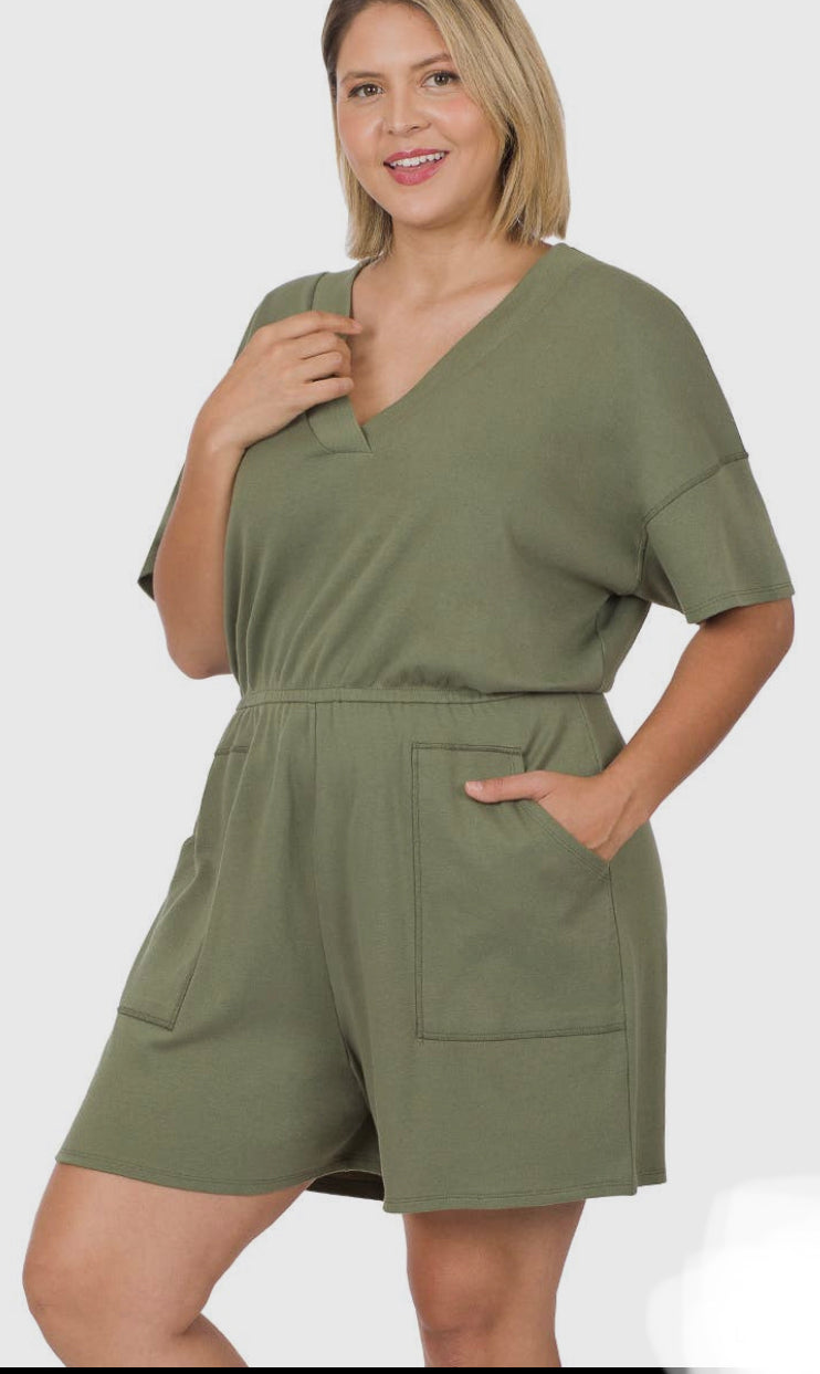 Raven Romper(plus size)