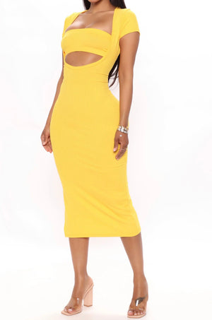 Lady N Yellow Dress